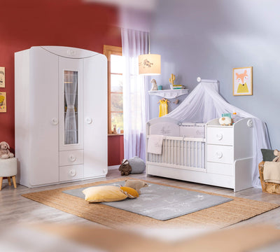 Baby Cotton шкаф-витрина трехдверный
