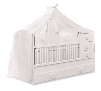 Baby Cotton кровать-трансформер с дополнительным спальным местом (80x180 см)