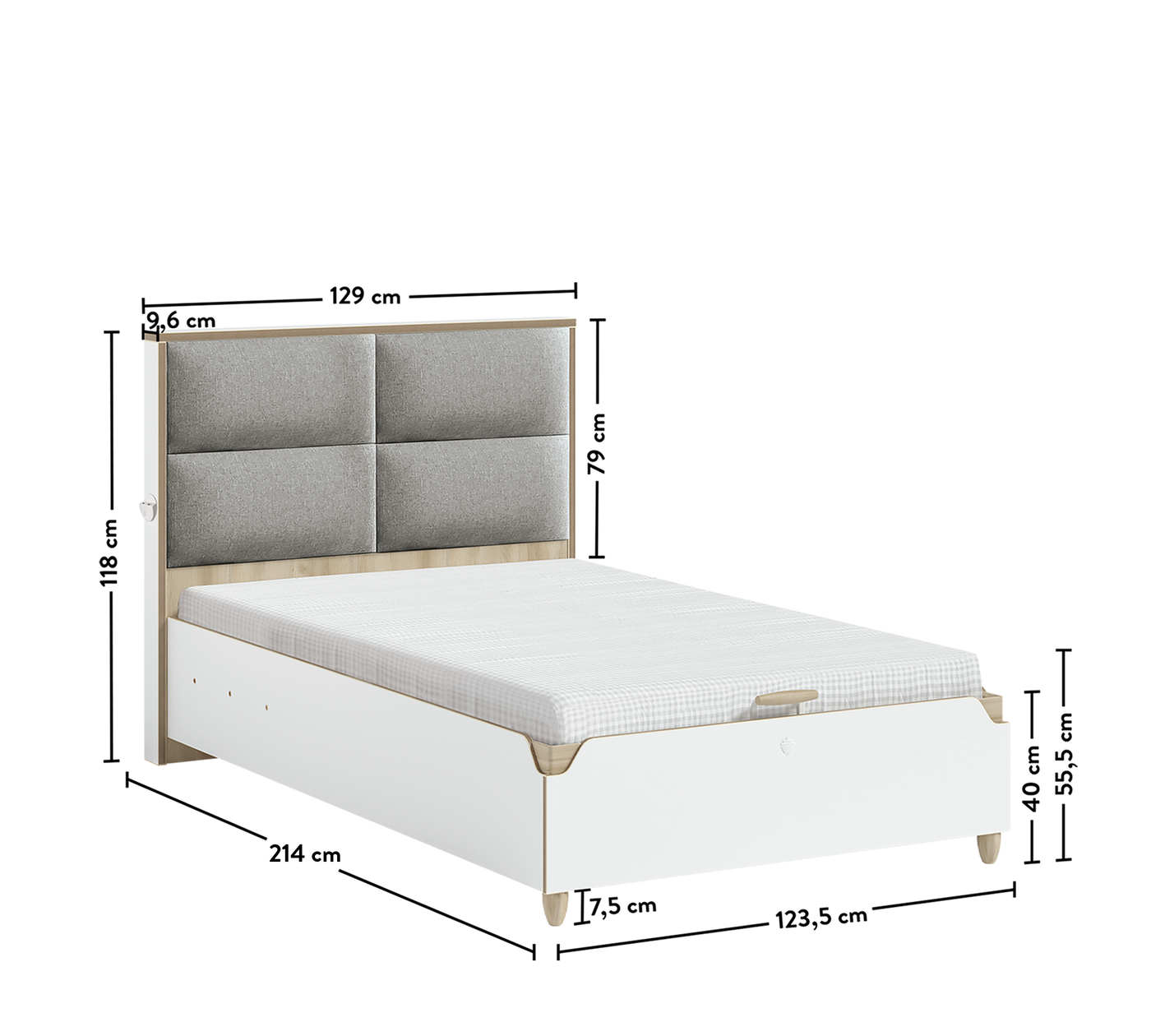 Modera кровать с базой