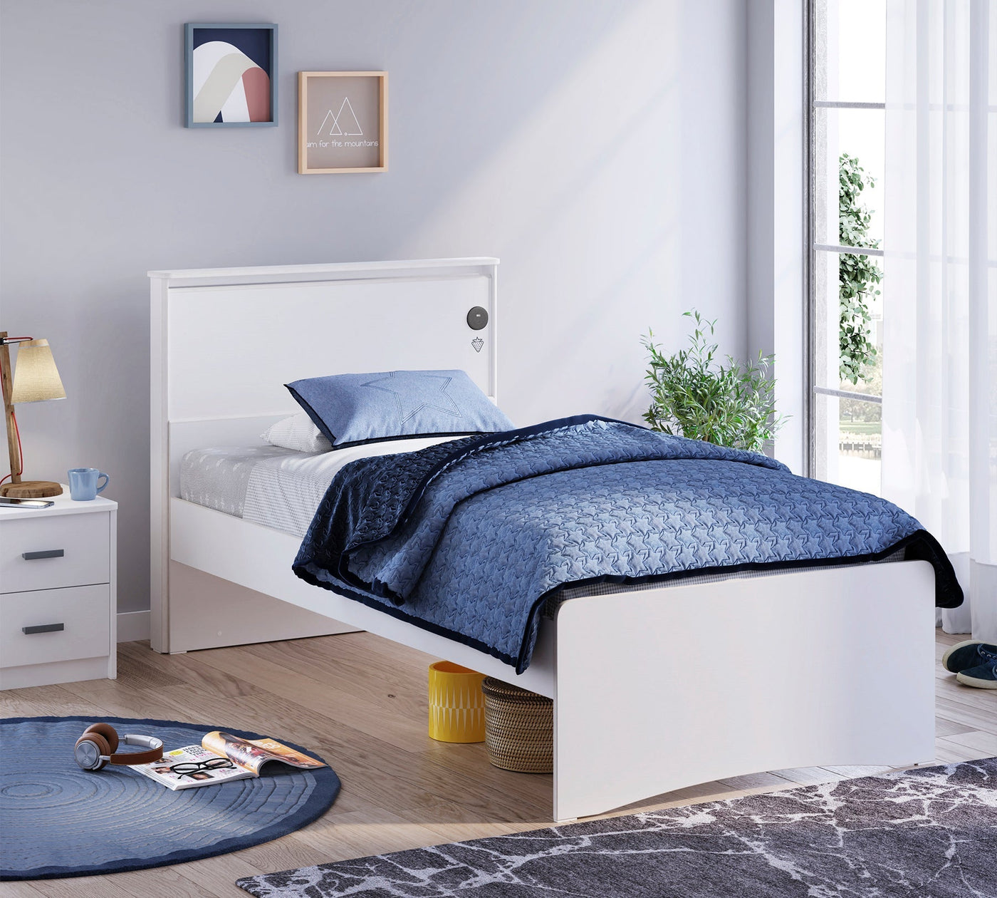 White изголовье простое (120 см)
