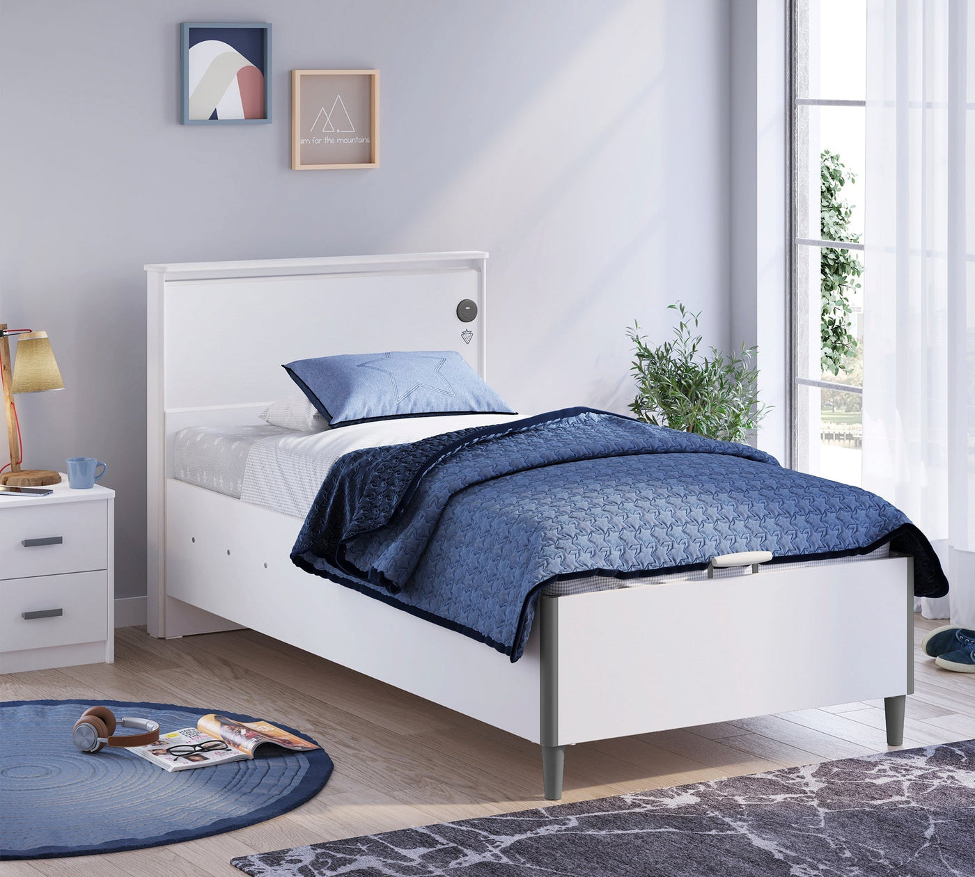 White изголовье простое (120 см)