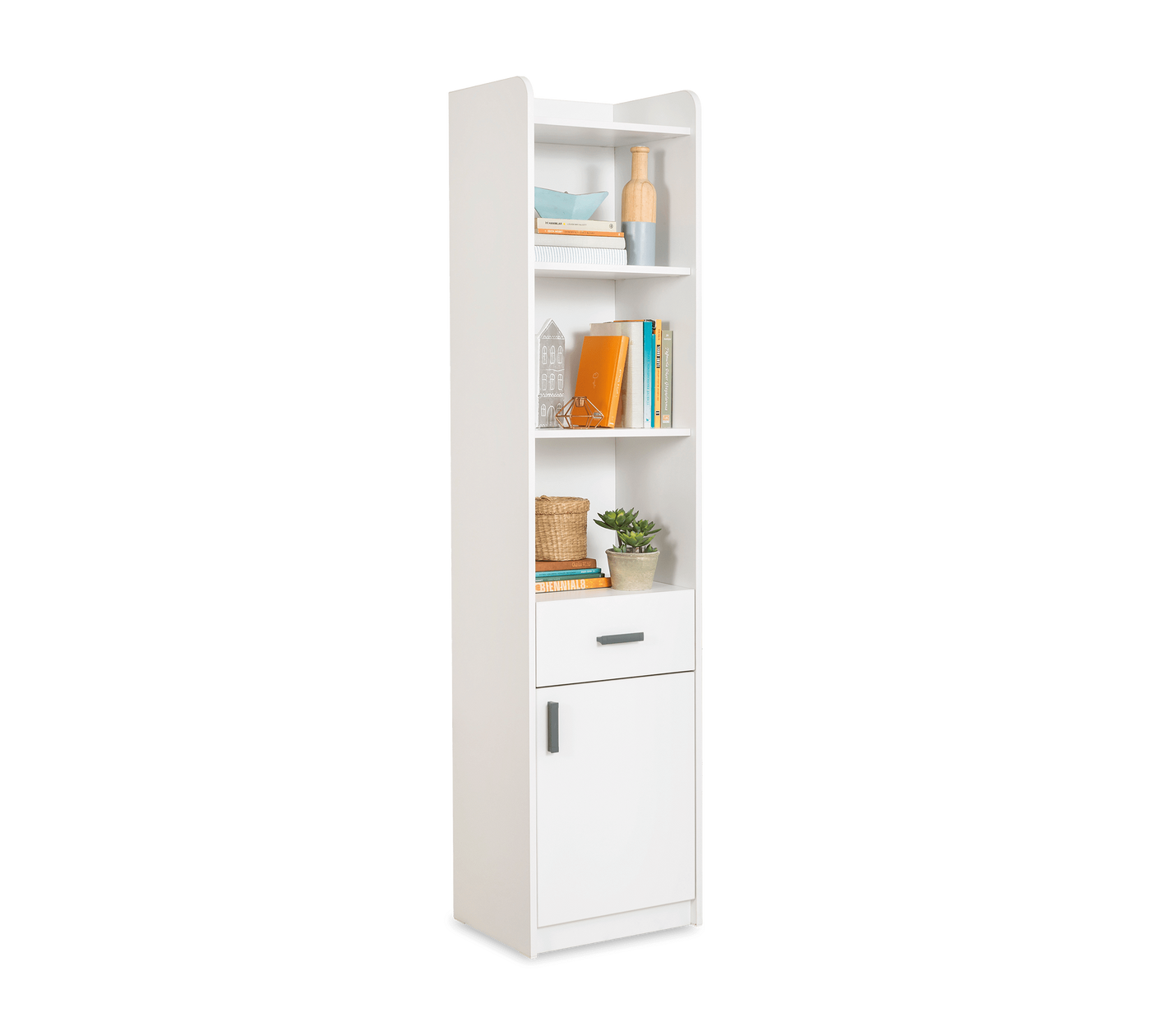 White книжный стеллаж