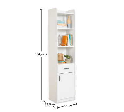 White книжный стеллаж