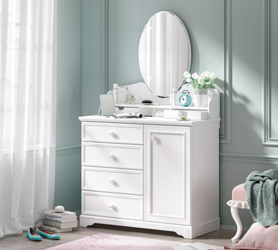 Rustic White зеркало к комоду