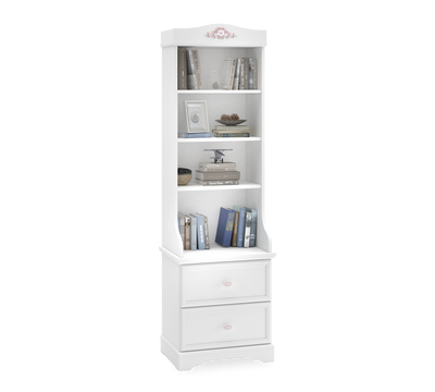 Rustic White книжный стеллаж