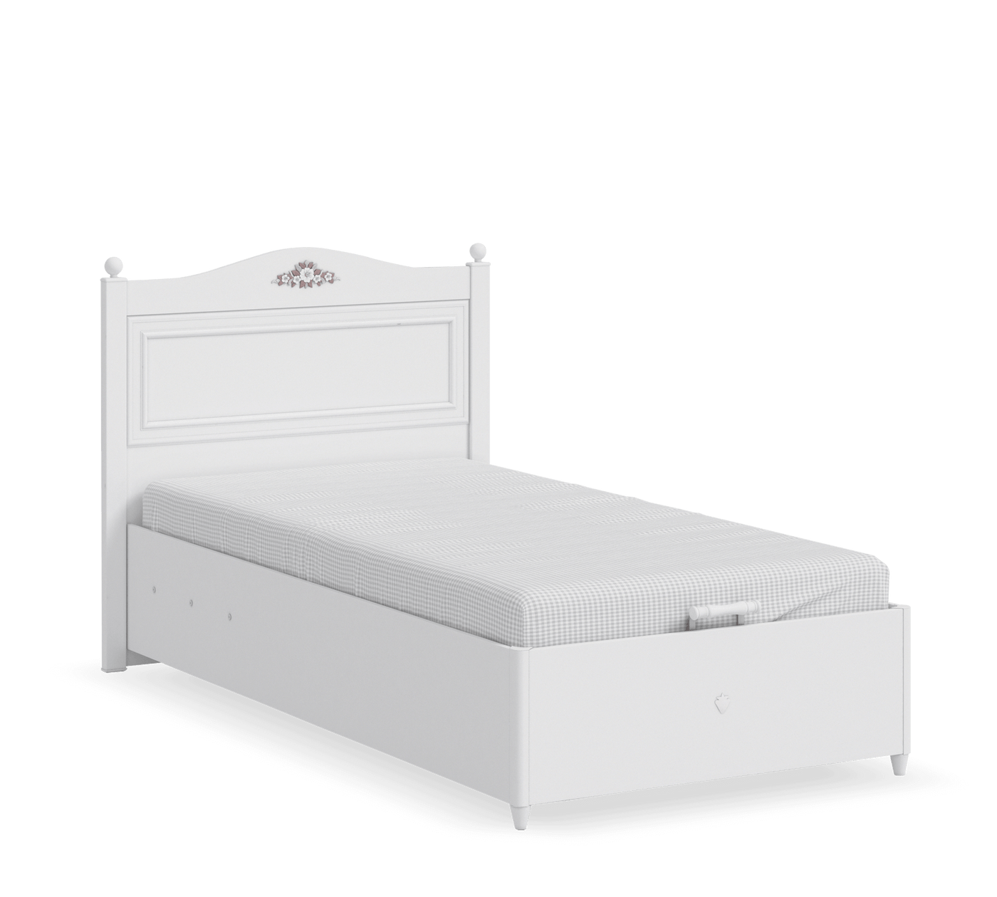 Rustic White кровать с базой