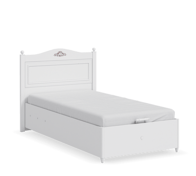 Rustic White кровать с базой
