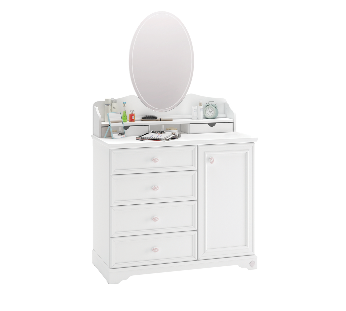 Rustic White зеркало к комоду