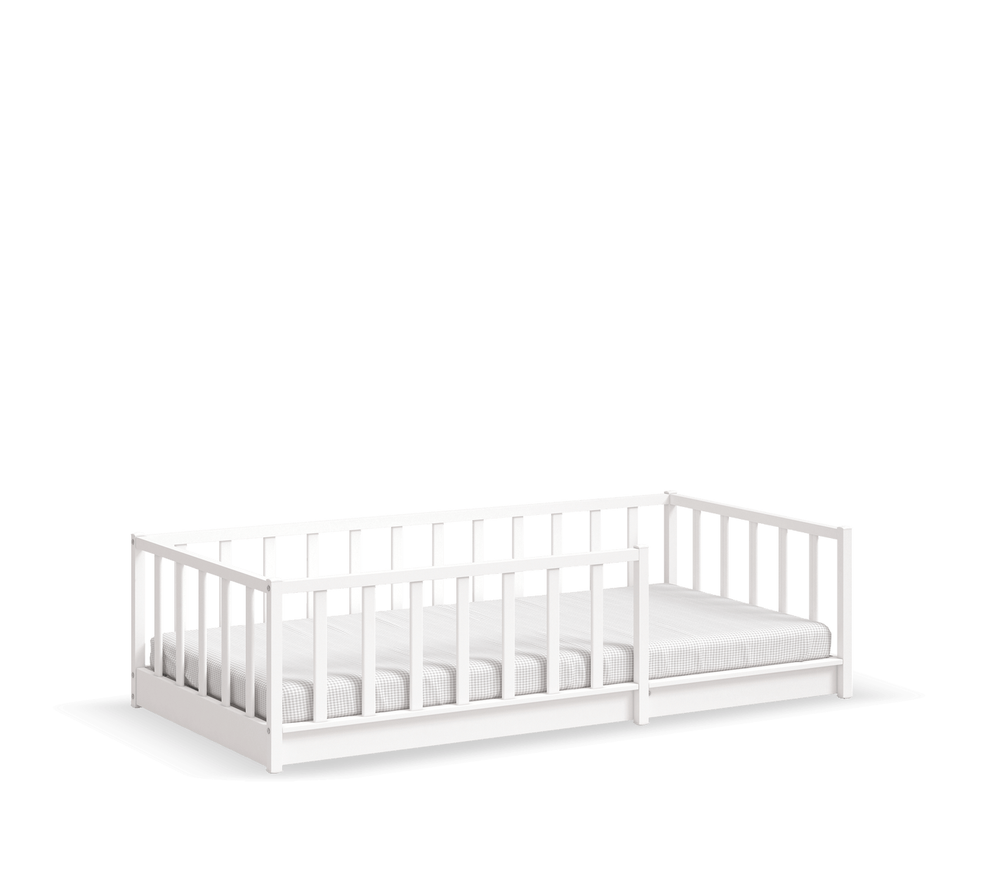 Montes White кровать без крыши (90x190 см)