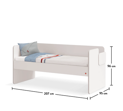 Studio White кровать верхняя (90x200 см)