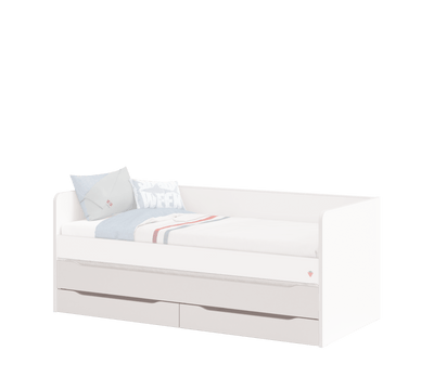 Studio White кровать выдвижная (90x200 см)