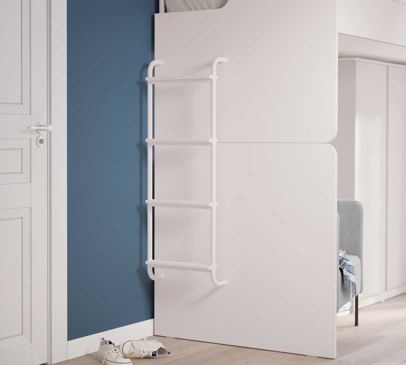 Studio White металлическая лестница