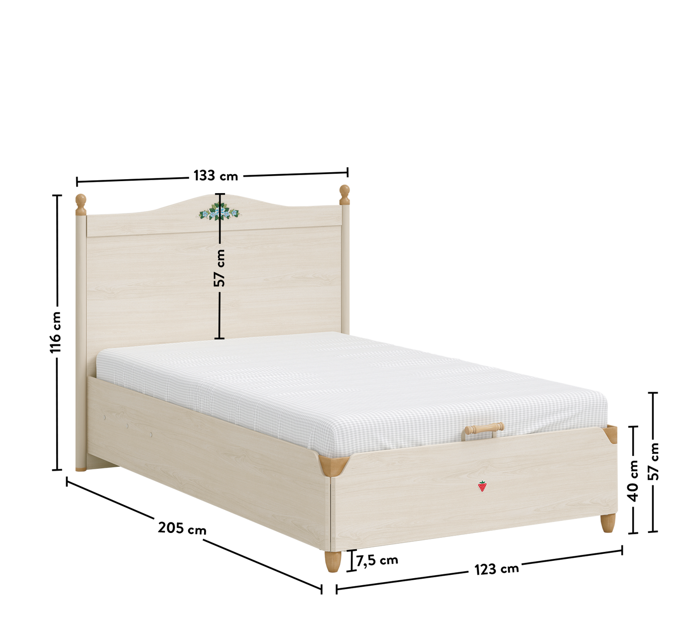 Flora (New) кровать с базой
