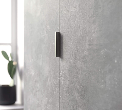 Space Gray шкаф двухдверный