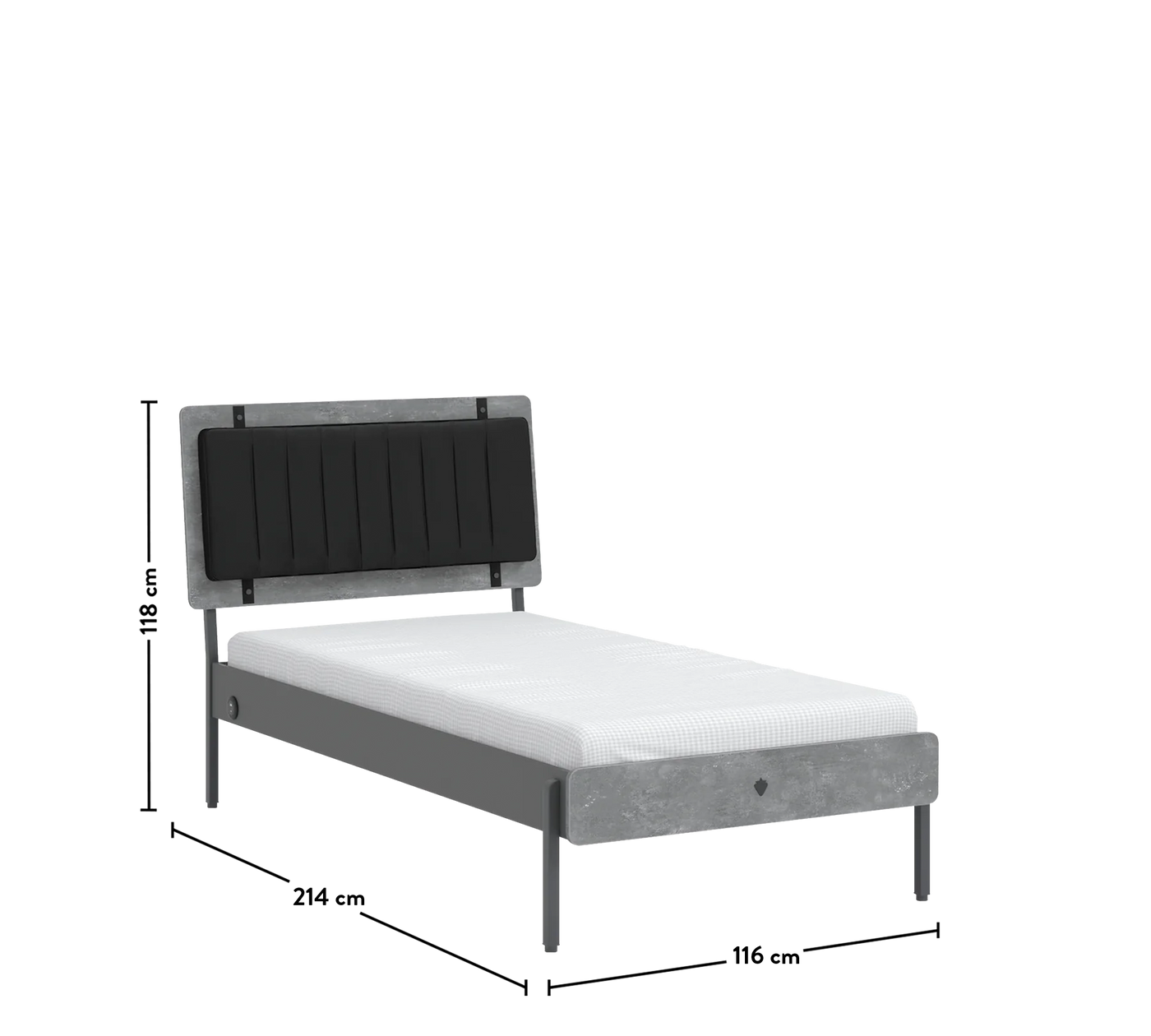 Space Gray кровать