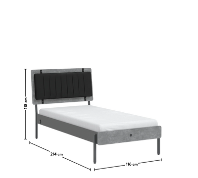 Space Gray кровать