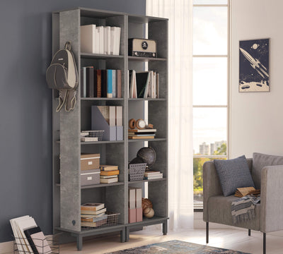 Space Gray книжный шкаф