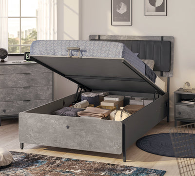 Space Gray кровать с базой