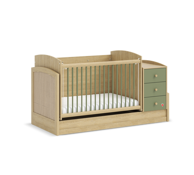 Baby Loof кровать-трансформер (с маятником и столом) (70x115-70x160 см)