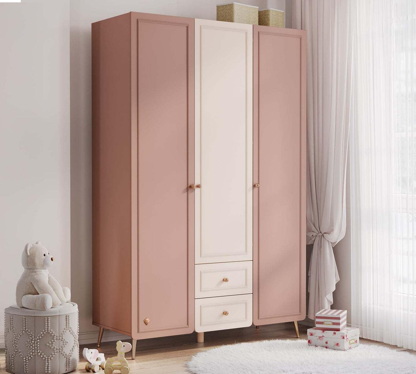 Baby Elegance шкаф трехдверный