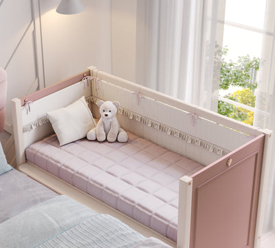 Baby Elegance кровать на колесах белая (приставная кроватка) (60x120 см)