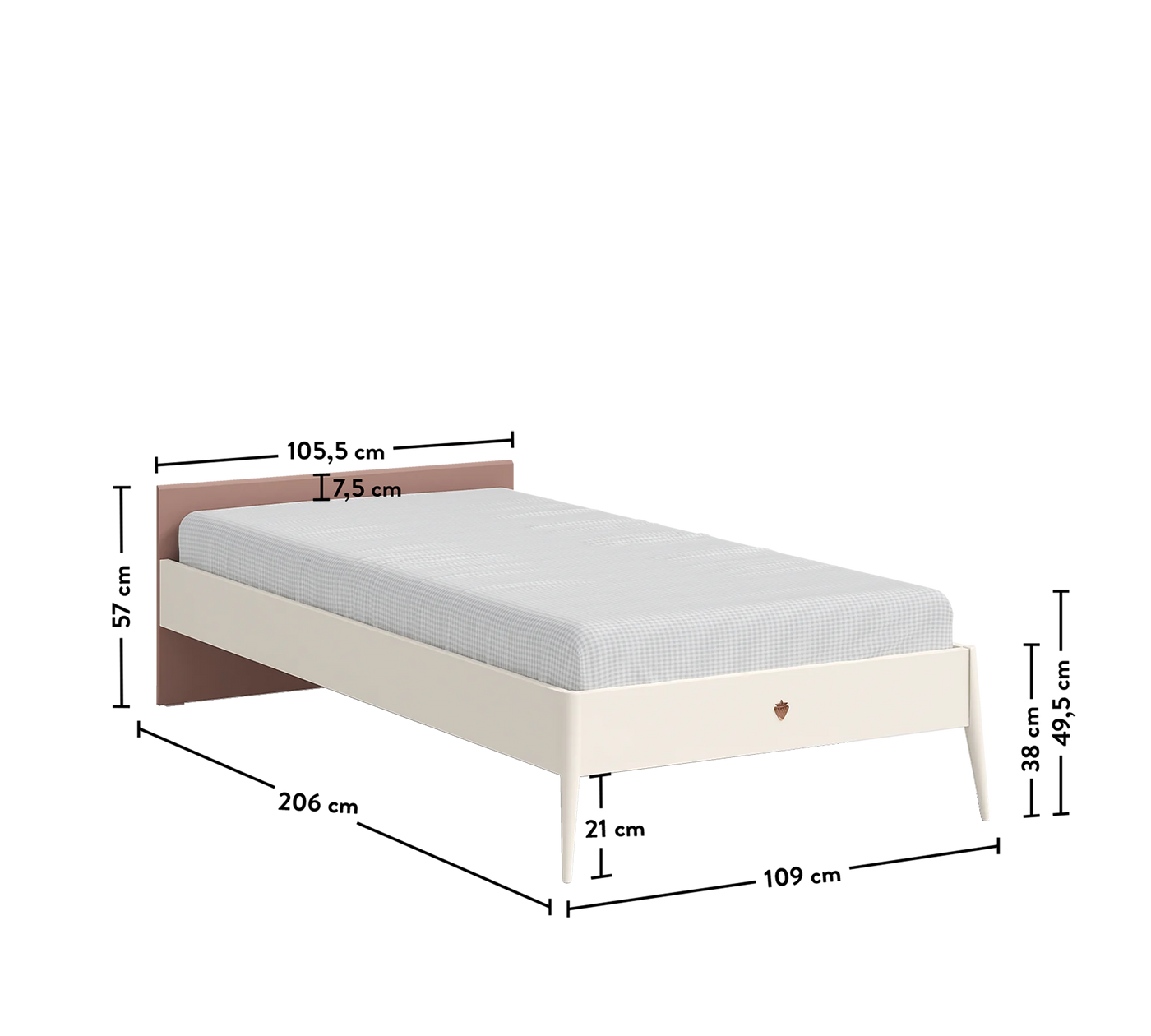Elegance кровать без изголовья